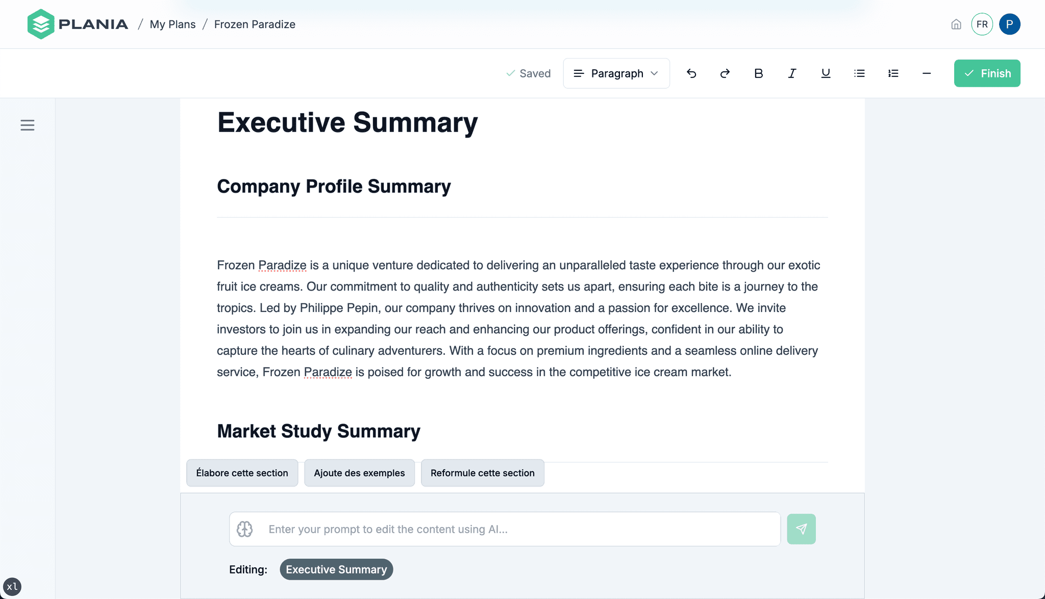 AI Market Research tool